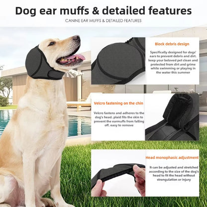 Protect Your Pup with Waterproof Dog Ear Muffs - Perfect for Swimming, Grooming, and Reducing Anxiety!