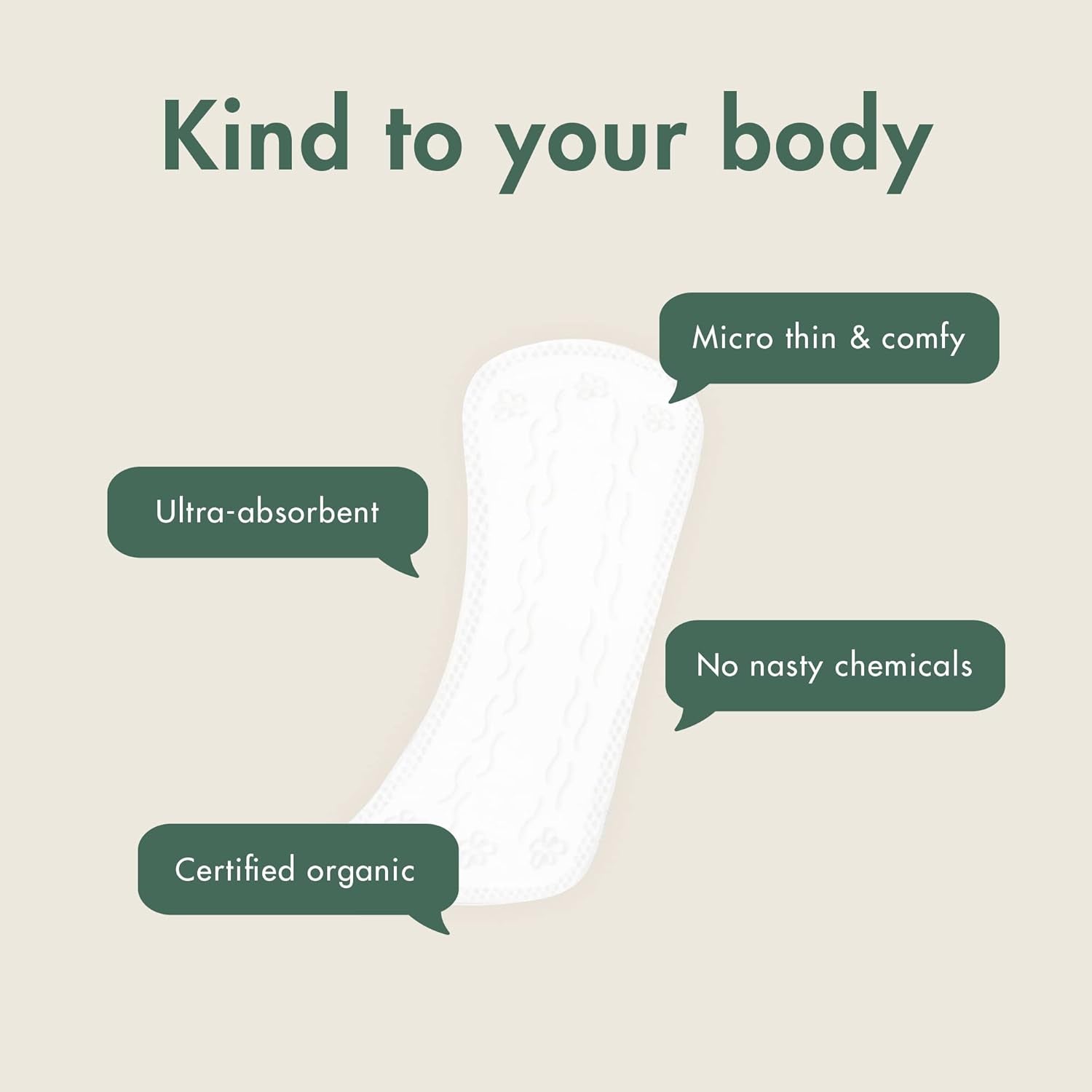 Panty Liners Large for Women – for Daily Use, Thin Discreet and with Organic Cotton to Keep You Fresh (28 Count)
