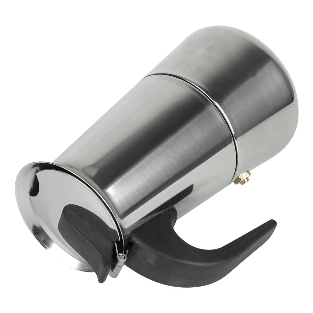Stainless Steel Moka Coffee Maker Coffee Maker Pot Coffee Pot for Kitchen Mocha Espresso Latte Stovetop Filter 2/4/6/9 Cups