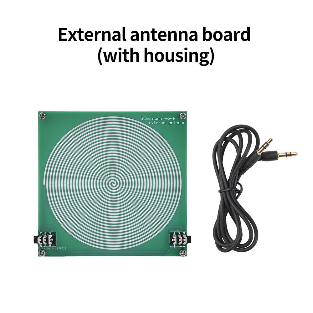 DC 5V Adjustable Frequency Schumann Wave Generator (0.1-99999Hz) Sine Wave Can Be Connected to External Antenna & Micro USB