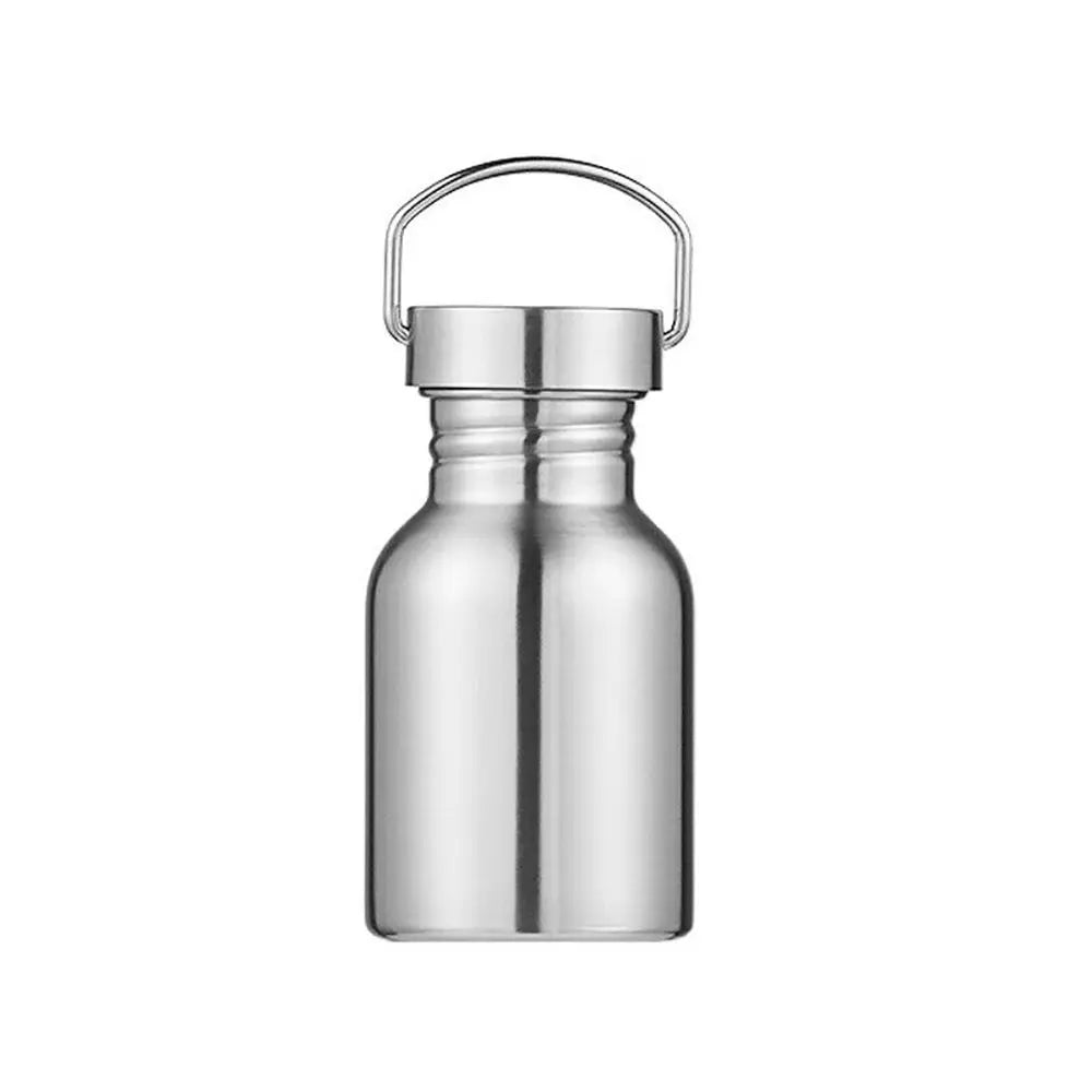 Stainless Steel Sports Fitness Bottle Bicycle Water Bottle Single Walled Insulated Metal Flask