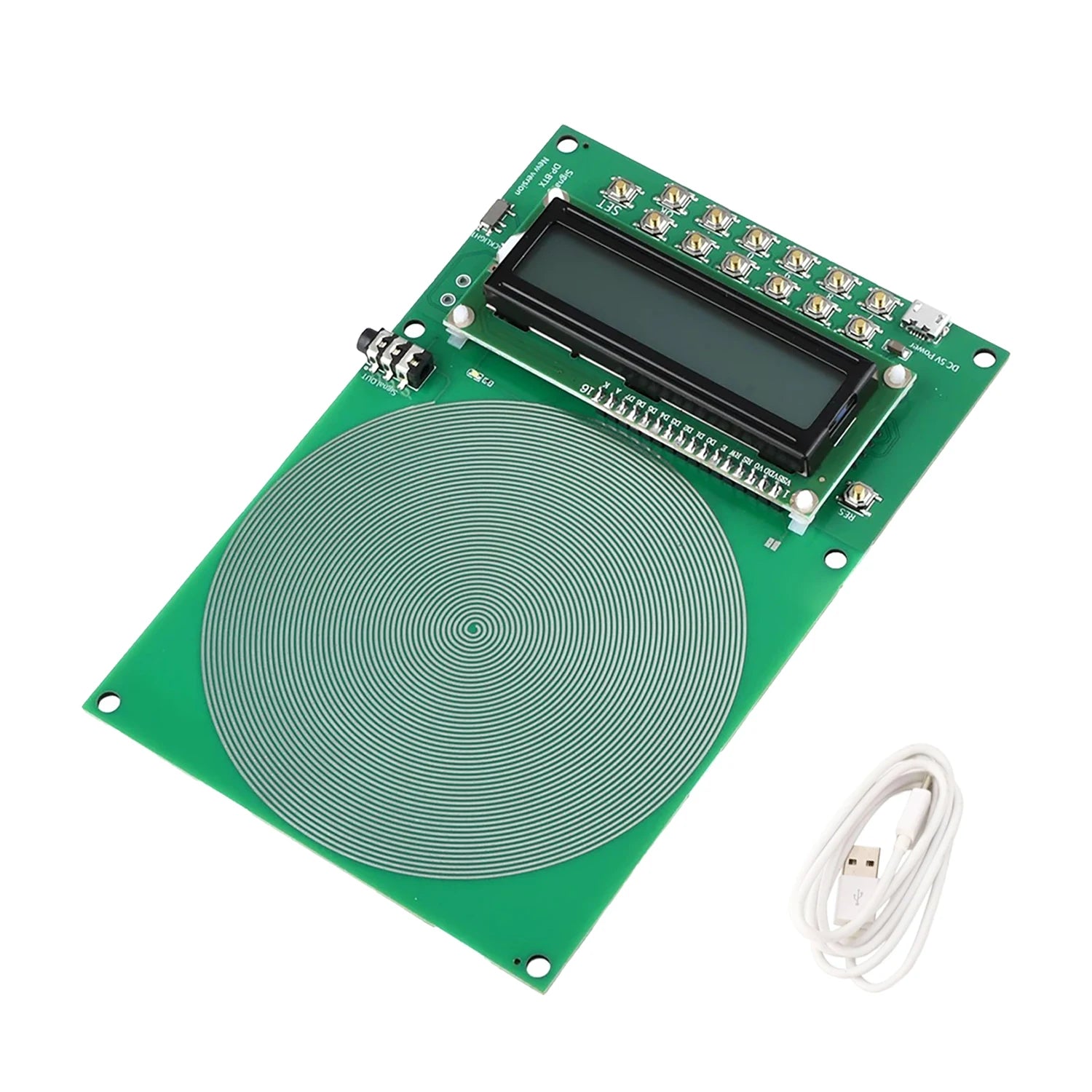 DC 4-15V 7.83Hz Schumann Wave Generator 0.01Hz~100000Hz Pure Sine FM Signal Generator Audio Resonator Sine Pulse Wave Generator