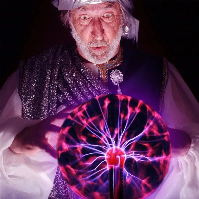Magic Plasma Ball Lamp Touch Glass LED Night Light for Kids Bedroom Decor Christmas Party Atmosphere Lighting Birthday Gift Toy