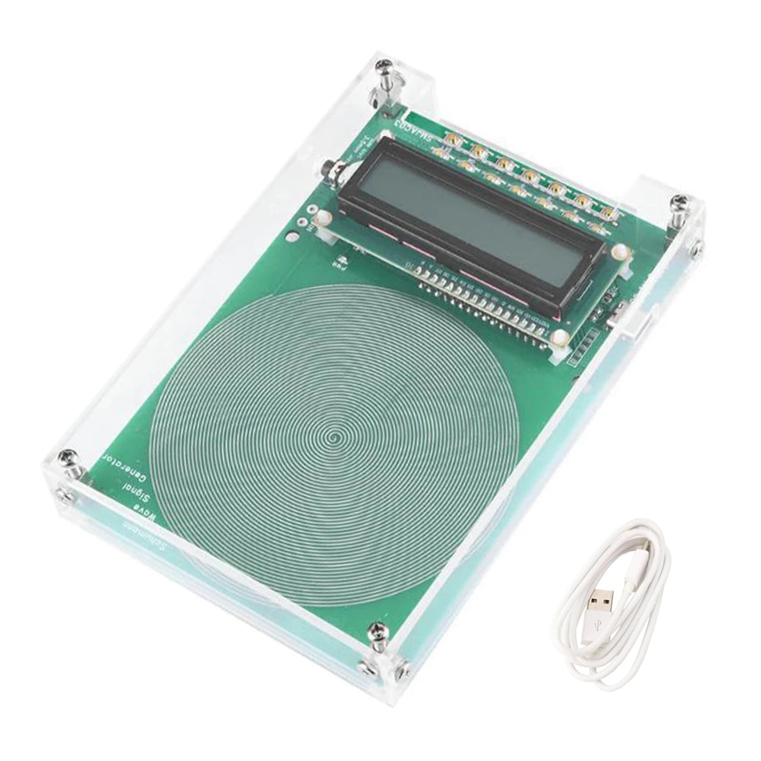 DC 4-15V 7.83Hz Schumann Wave Generator 0.01Hz~100000Hz Pure Sine FM Signal Generator Audio Resonator Sine Pulse Wave Generator