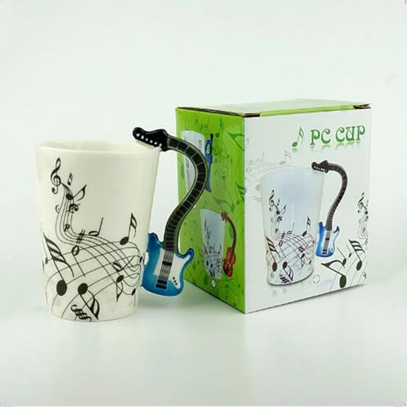 250 Ml Creative Coffee Tea Beverage Cup Ceramic Music themed Mug