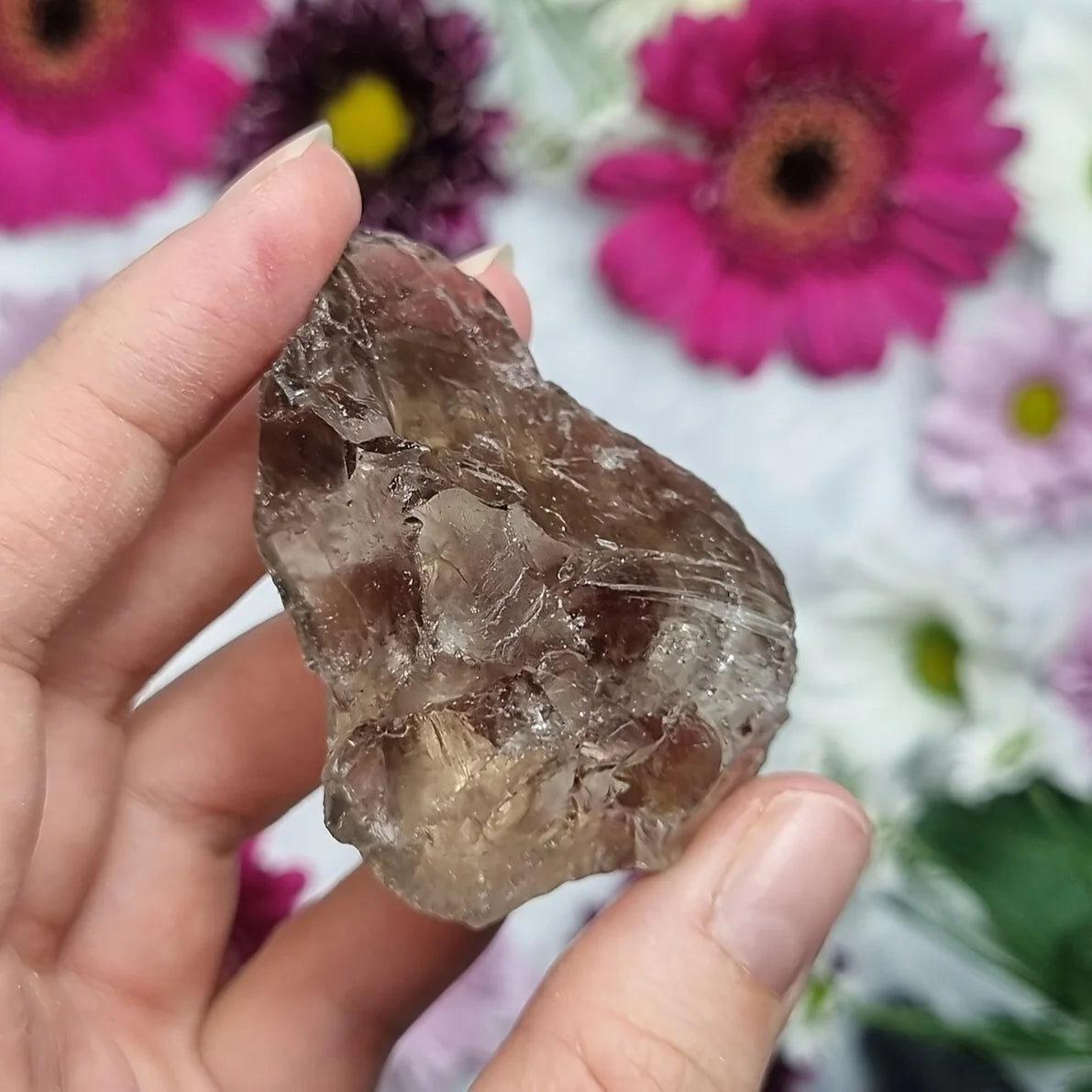 Raw Smokey Quartz Chunk, Rough Smoky Quartz Crystal, Protection Crystals, Healing Crystals, Natural Crystals