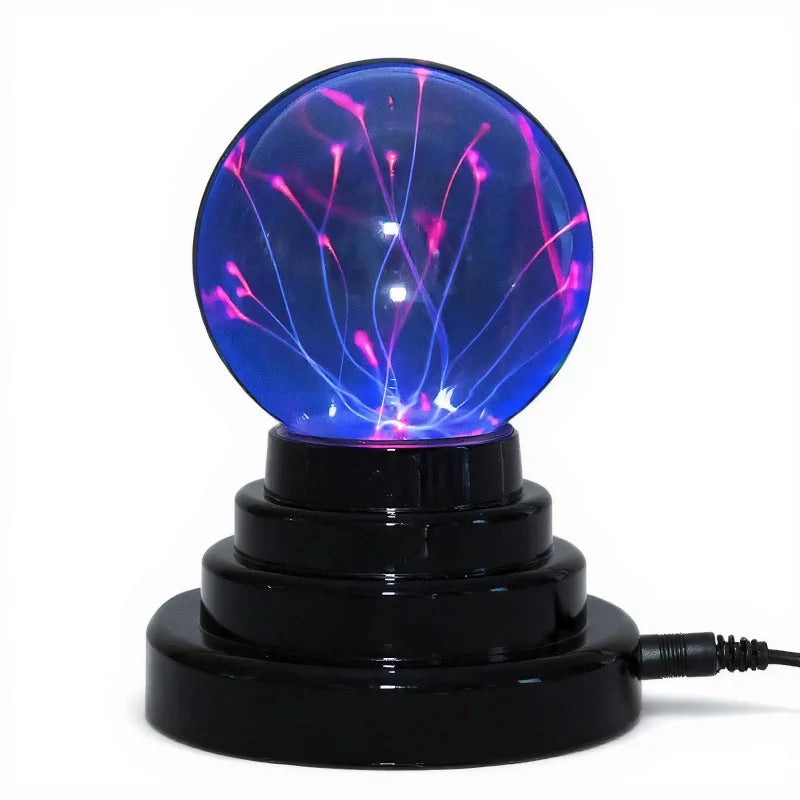 Magic Plasma Ball Lamp Touch Glass LED Night Light for Kids Bedroom Decor Christmas Party Atmosphere Lighting Birthday Gift Toy
