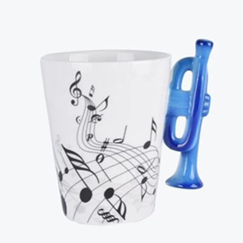 250 Ml Creative Coffee Tea Beverage Cup Ceramic Music themed Mug