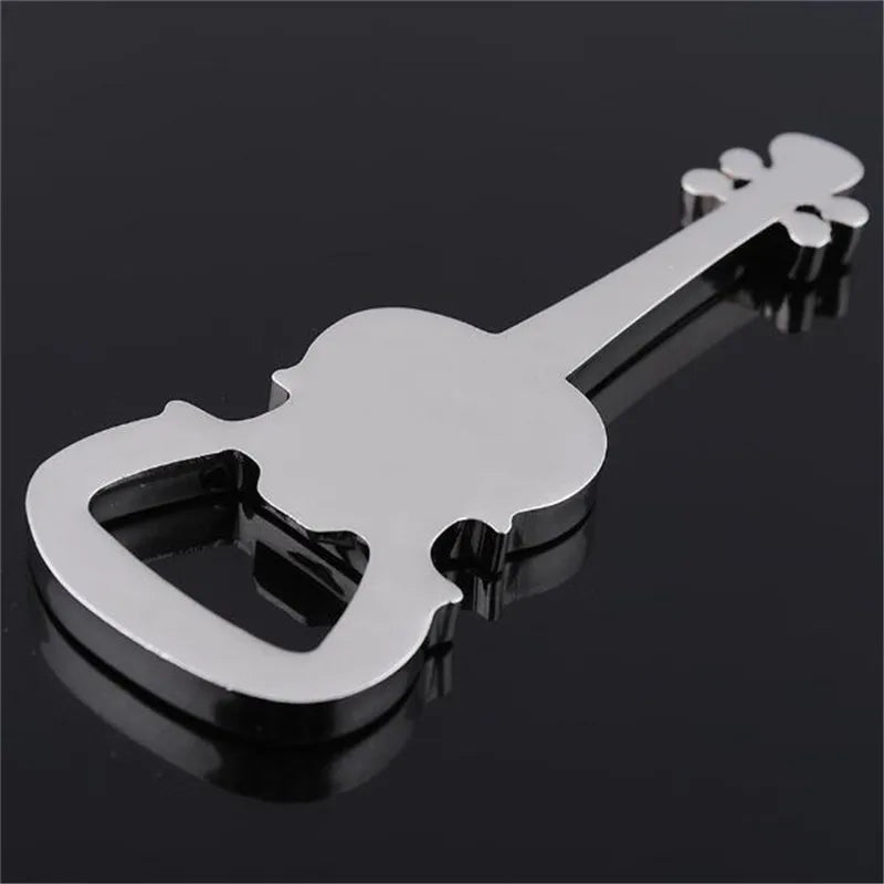 Creative Guitar Beer Bottle Opener Musical Instrument Style Activity Small Prize Gift Metal Bottle Opener