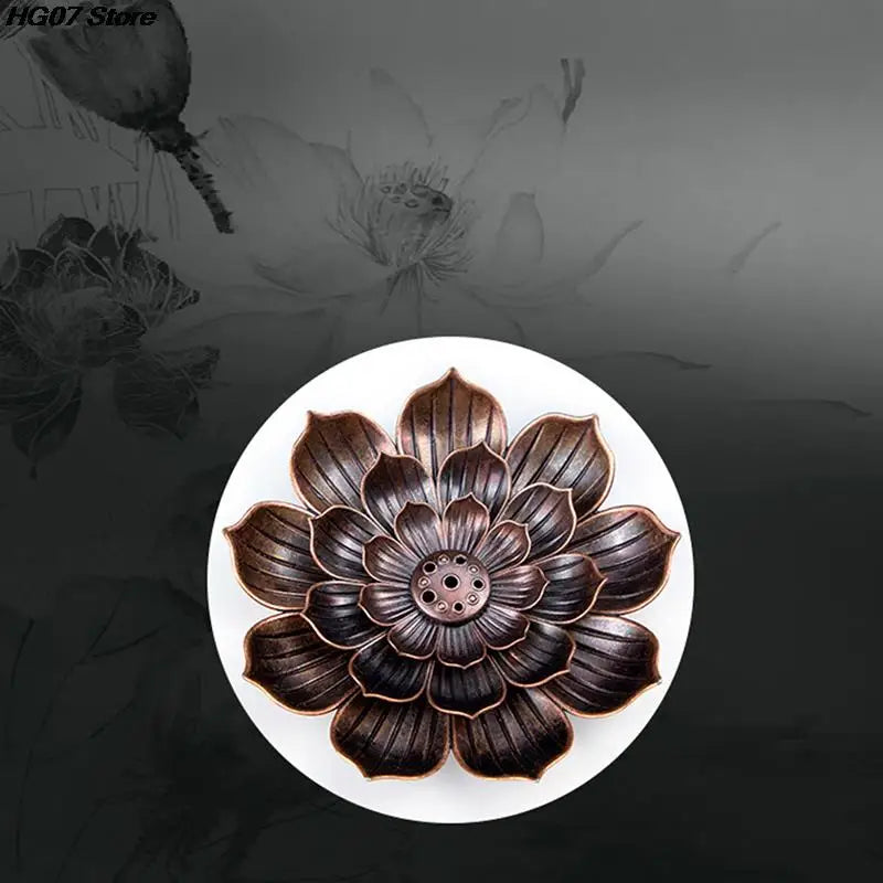 1PC Alloy Incense Burner Stick Holder Lotus Incense Burner 12 Styles