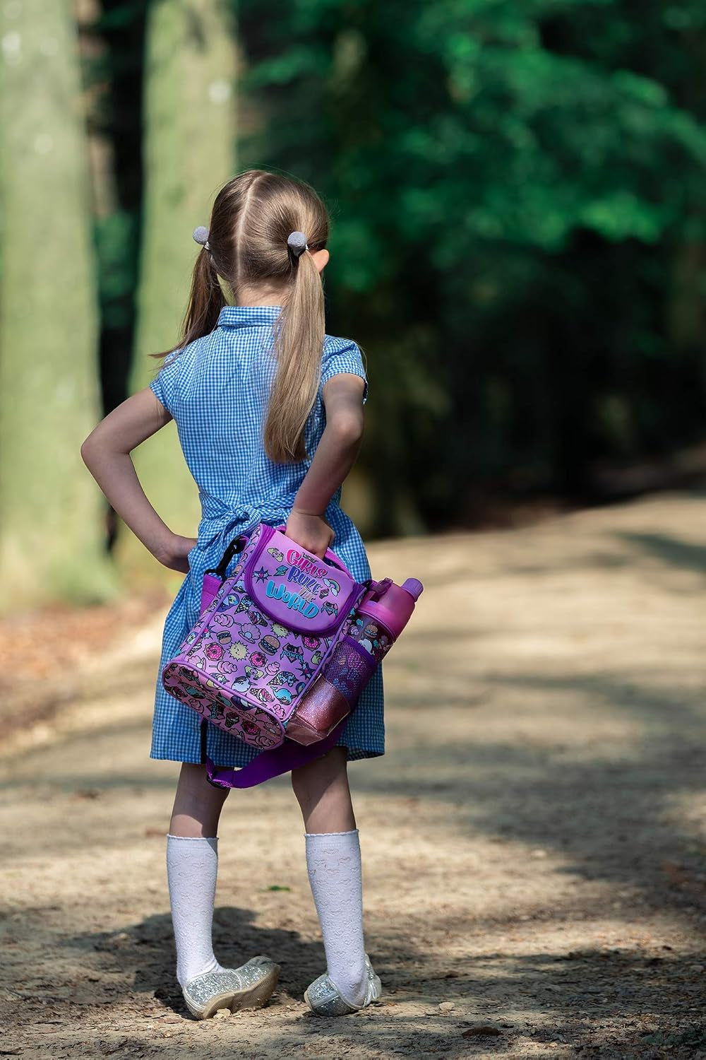 Kids Lunch Bag for School - Insulated with Water Pocket - 5 Designs