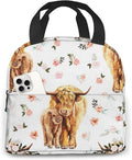 Highland Cow Insulated Lunch Bag