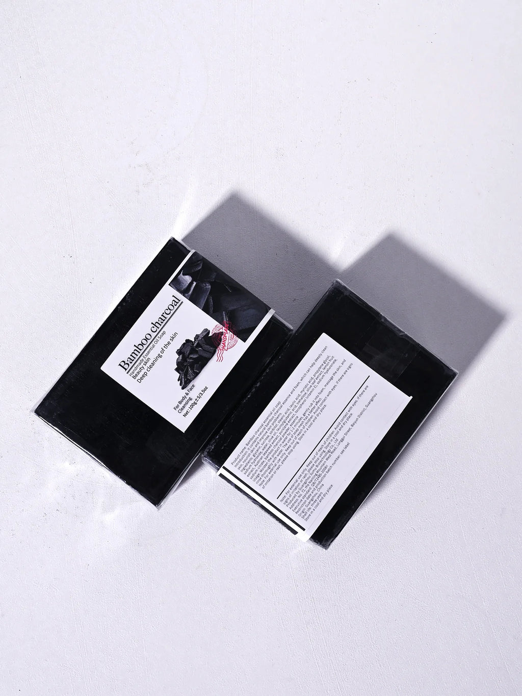 100G Bamboo Charcoal Soap Natural Organic Activated Charcoal