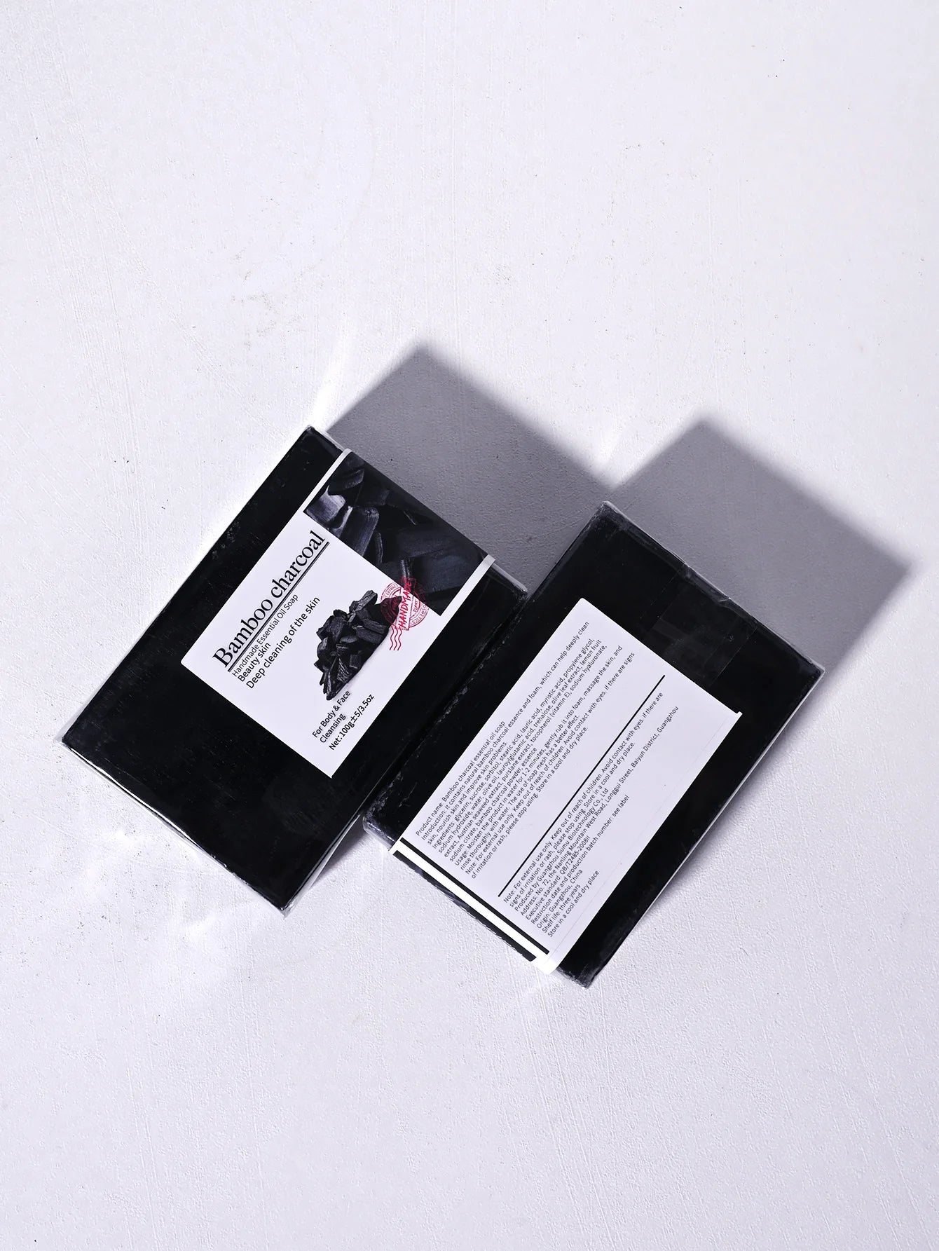 100G Bamboo Charcoal Soap Natural Organic Activated Charcoal