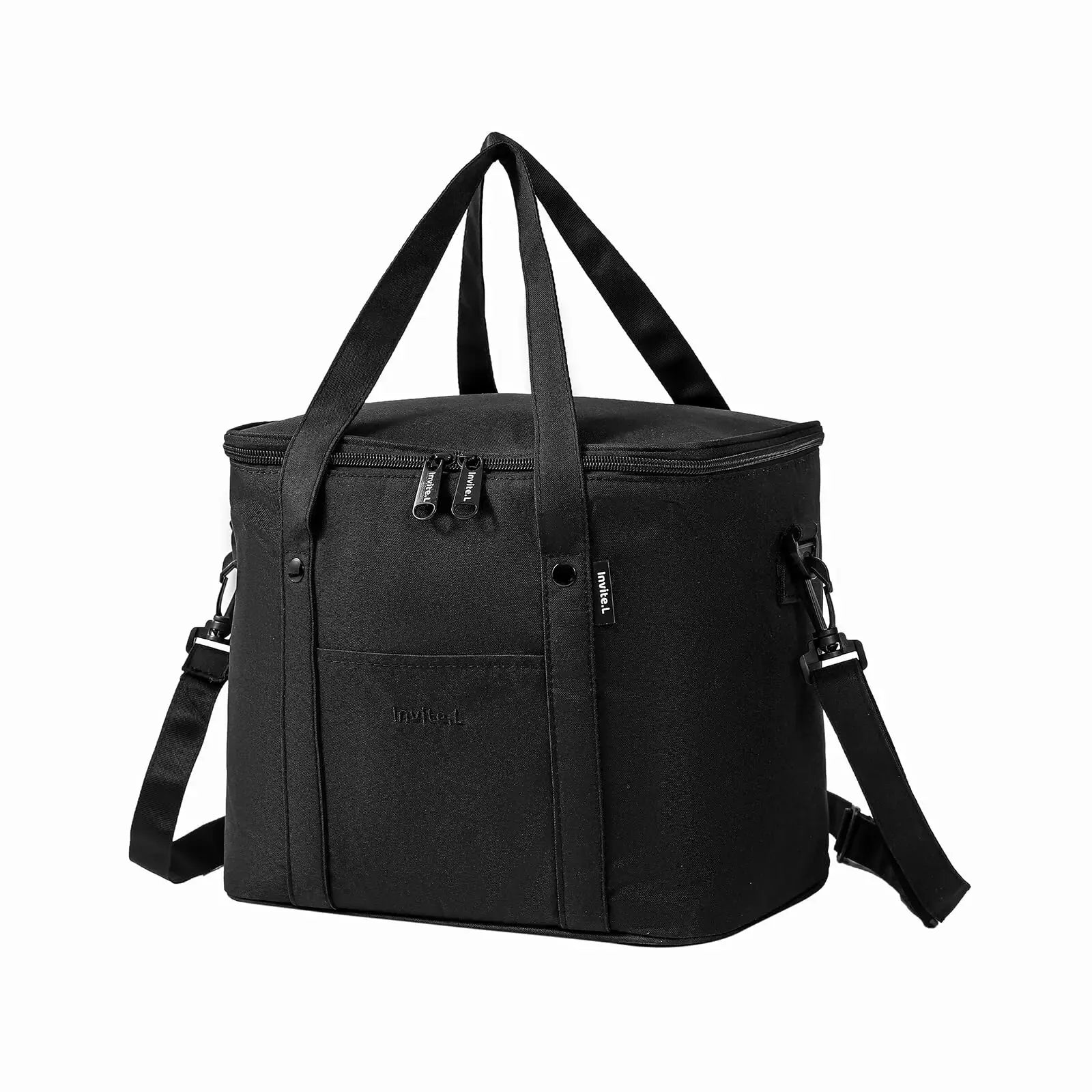 1Pc Insulated Lunch Bag for Men/Women, Reusable Large Lunch Cooler Box Tote Shoulder Strap for Work Office Picnic Beach Travel