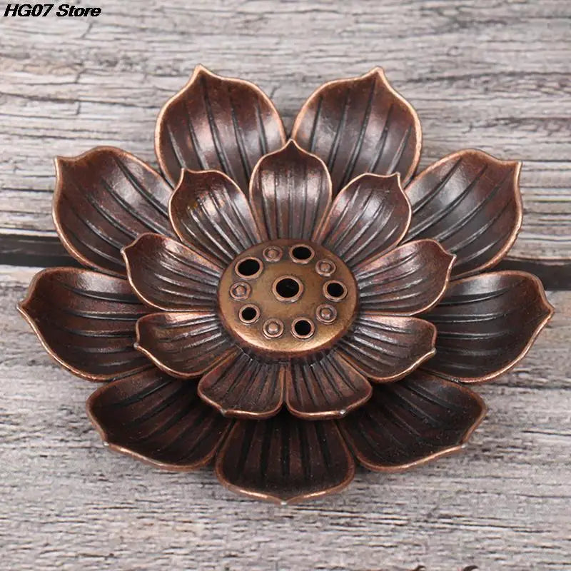 1PC Alloy Incense Burner Stick Holder Lotus Incense Burner 12 Styles