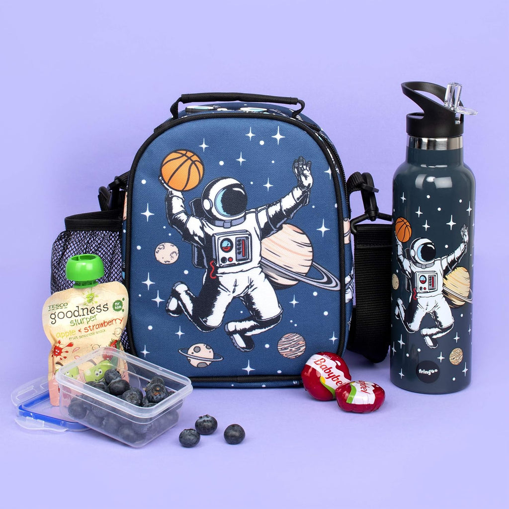 Kids Lunch Bag for School - Insulated with Water Pocket