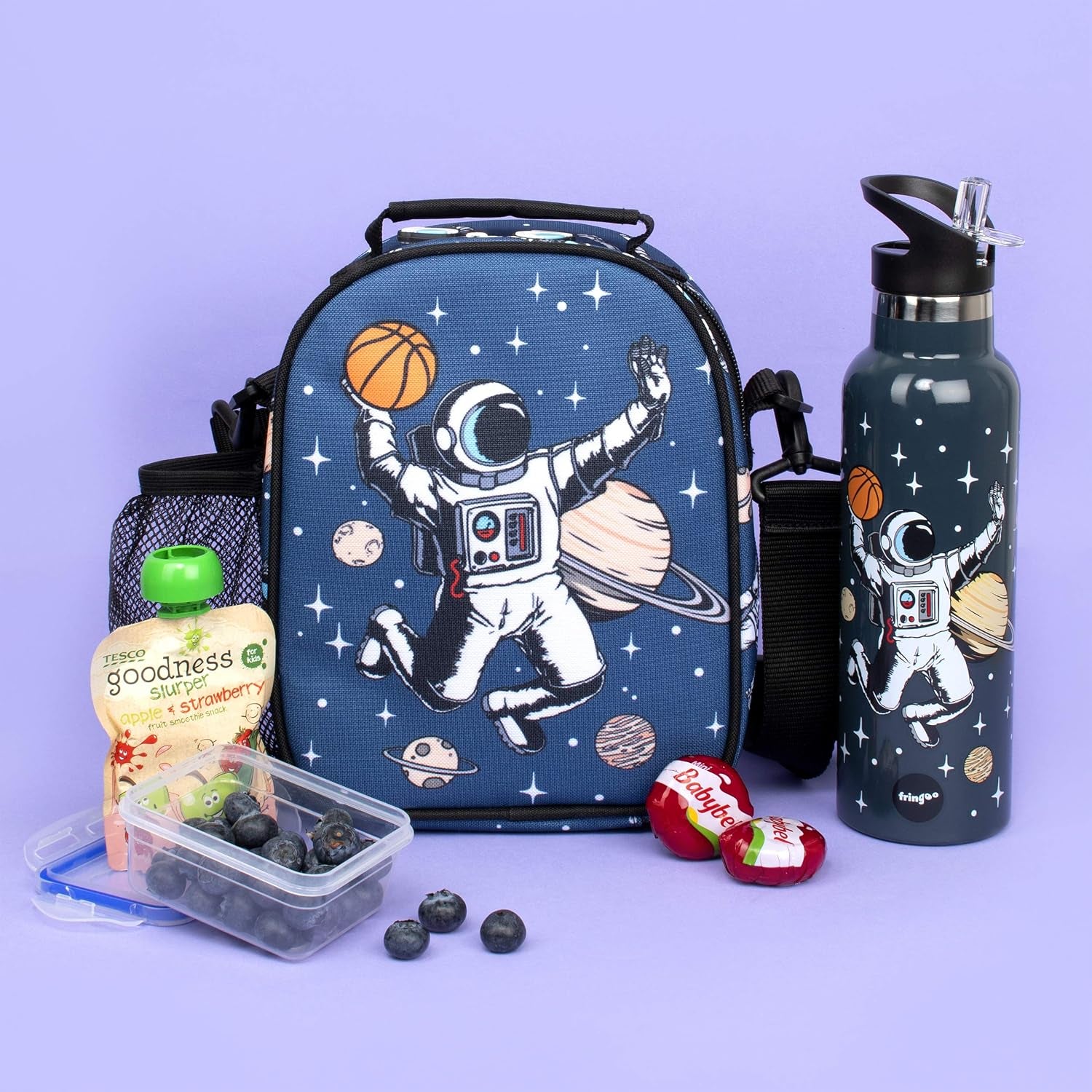 Kids Lunch Bag for School - Insulated with Water Pocket