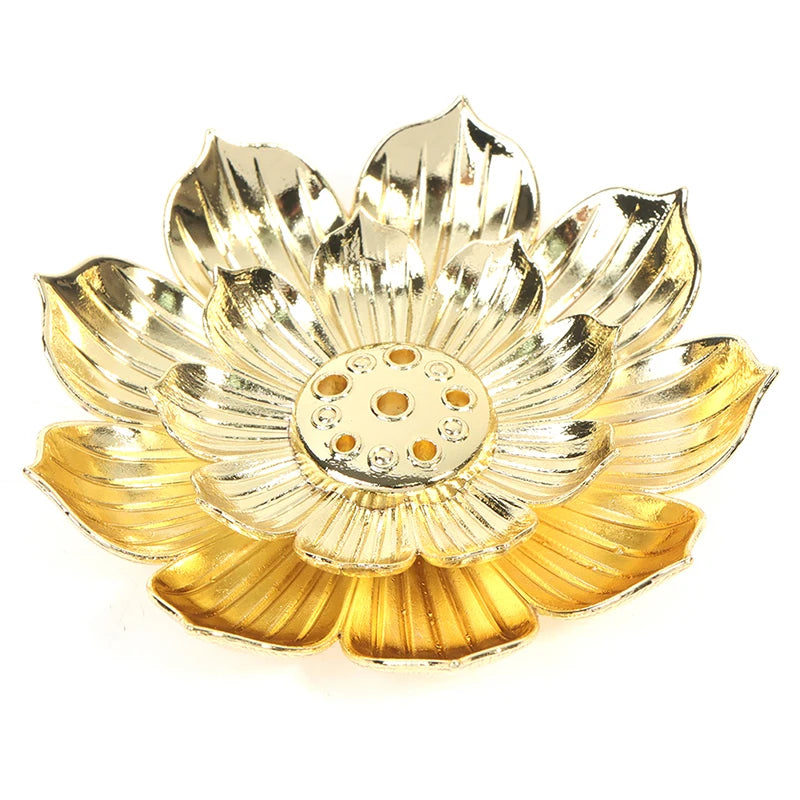 1PC Alloy Incense Burner Stick Holder Lotus Incense Burner 12 Styles