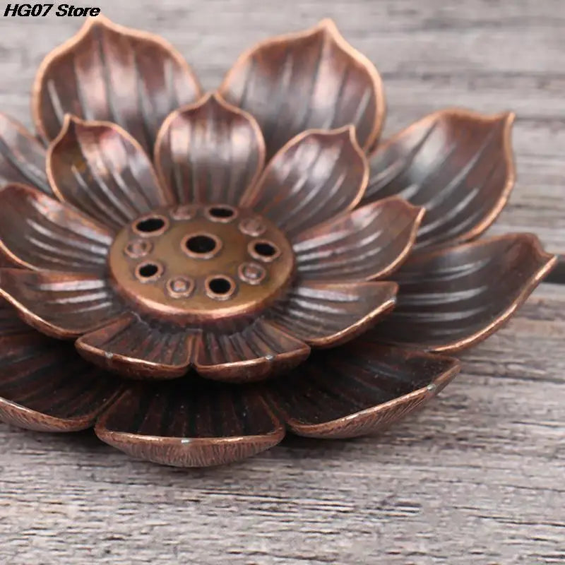 1PC Alloy Incense Burner Stick Holder Lotus Incense Burner 12 Styles
