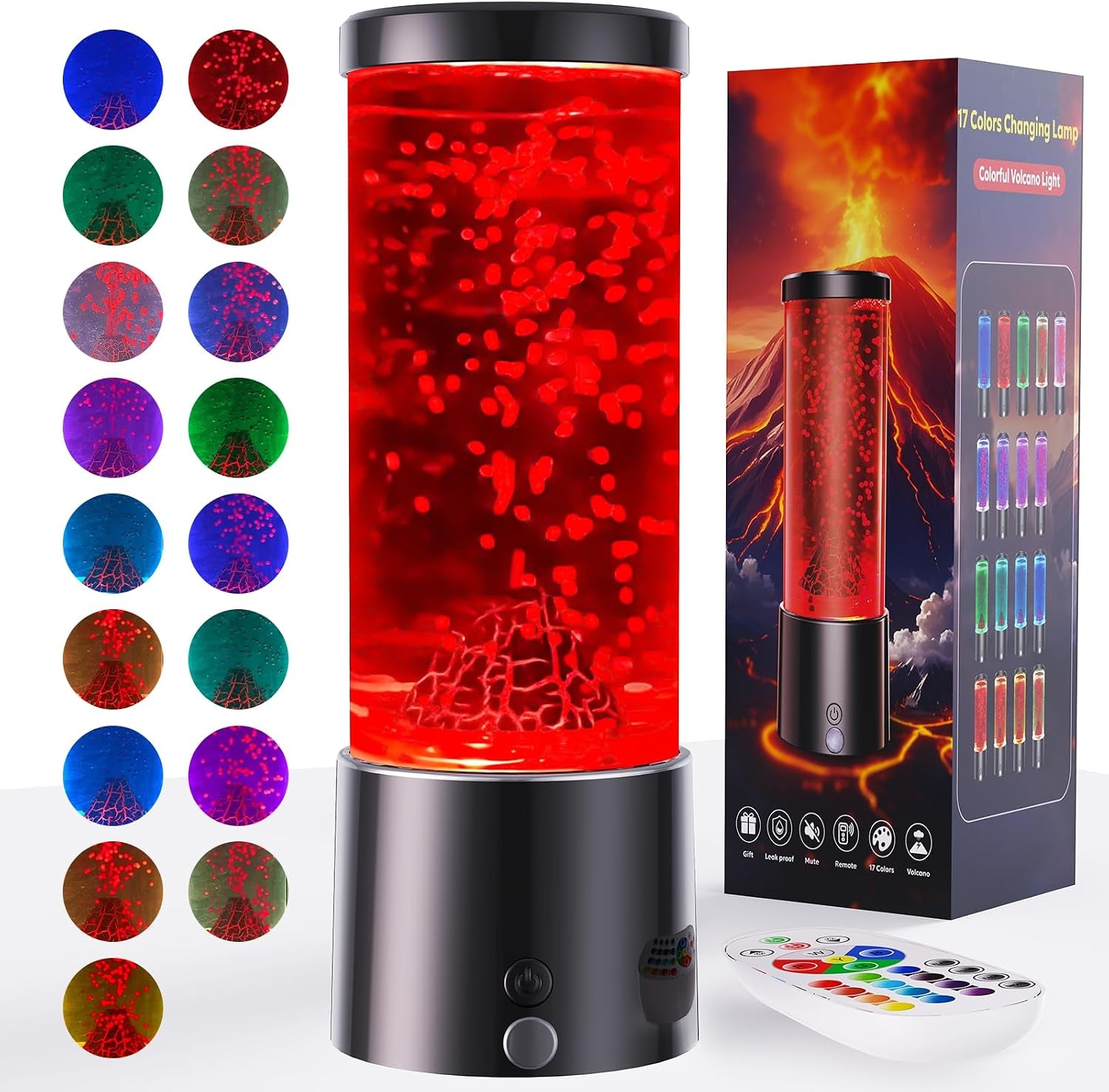 Jellyfish Lamp, Jelly Fish Light Lamp with Music Bluetooth Speaker & White Noise, 10 Color Changing Jellyfish Aquarium with Speed Control Sensory Mood Light for Relax, Christmas Gift for Kids