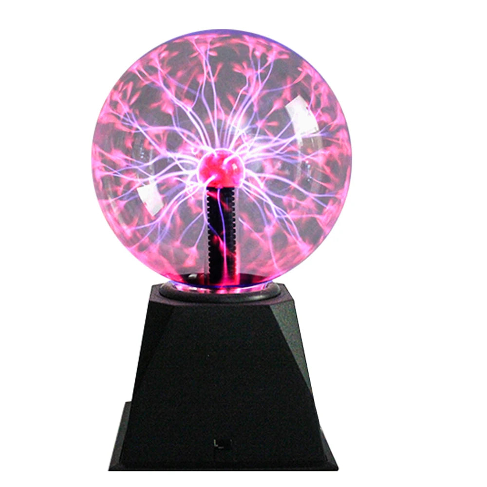 Novelty Glass Magic Plasma Ball Light 3 4 5 6 Inch Table Lights Sphere Nightlight Magic Plasma Night Lamp