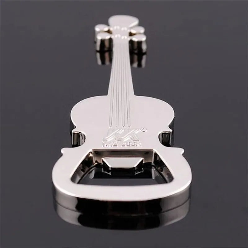 Creative Guitar Beer Bottle Opener Musical Instrument Style Activity Small Prize Gift Metal Bottle Opener