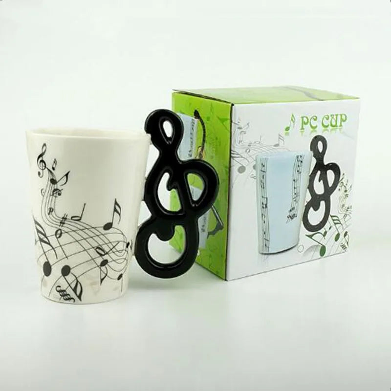 250 Ml Creative Coffee Tea Beverage Cup Ceramic Music themed Mug