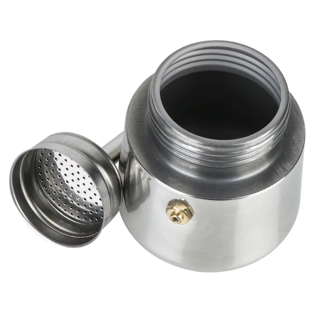 Stainless Steel Moka Coffee Maker Coffee Maker Pot Coffee Pot for Kitchen Mocha Espresso Latte Stovetop Filter 2/4/6/9 Cups