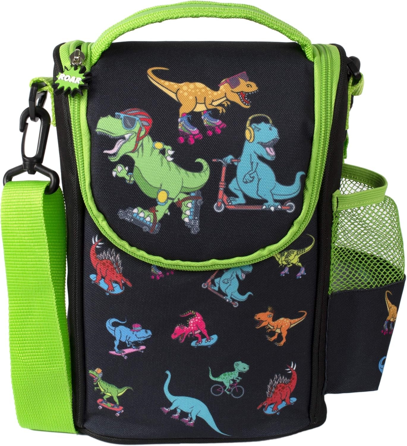 Kids Lunch Bag for School - Insulated with Water Pocket - 5 Designs