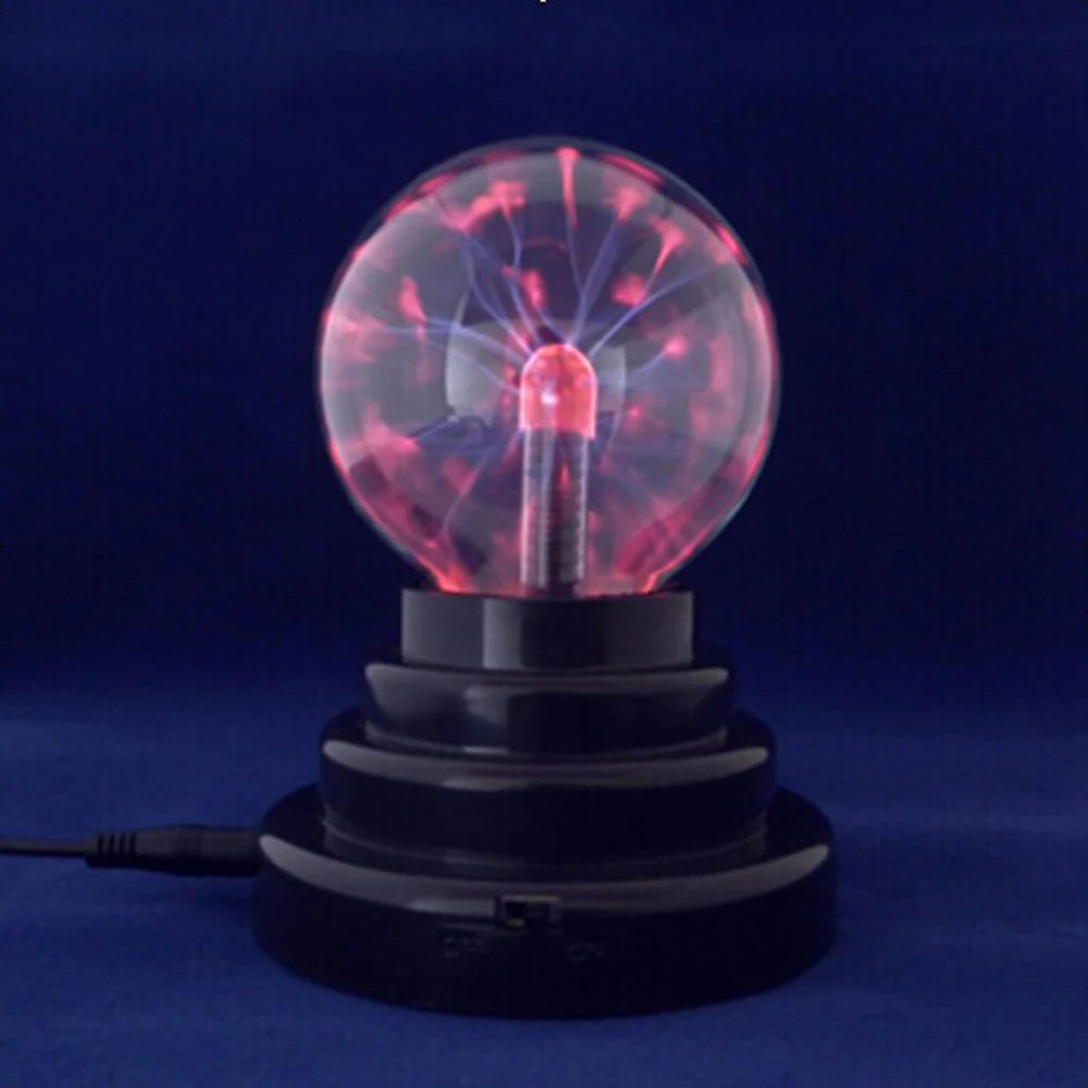 Novelty Glass Magic Plasma Ball Light 3 4 5 6 Inch Table Lights Sphere Nightlight Magic Plasma Night Lamp