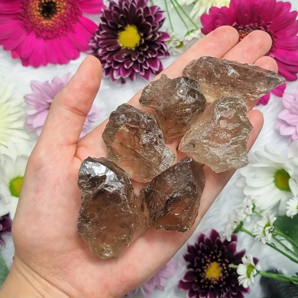 Raw Smokey Quartz Chunk, Rough Smoky Quartz Crystal, Protection Crystals, Healing Crystals, Natural Crystals