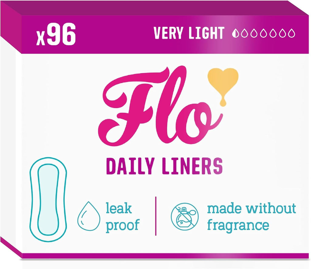 - Daily Liners (96 Pack) Very Light w - Wrapped, Ultra-Thin - Natural, Absorbent, Soft & Breathable - Made with Organic Bamboo - Panty Liners for Women - Fragrance Free - Vegan & Cruelty Free