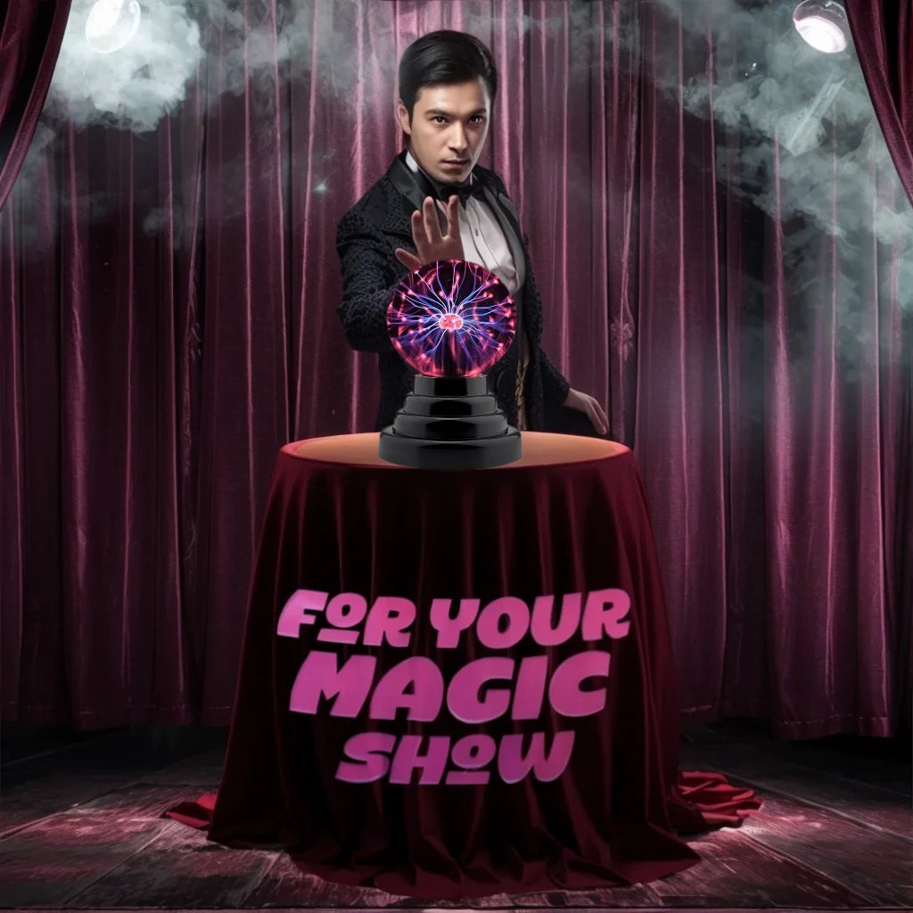 Magic Plasma Ball Lamp Touch Glass LED Night Light for Kids Bedroom Decor Christmas Party Atmosphere Lighting Birthday Gift Toy