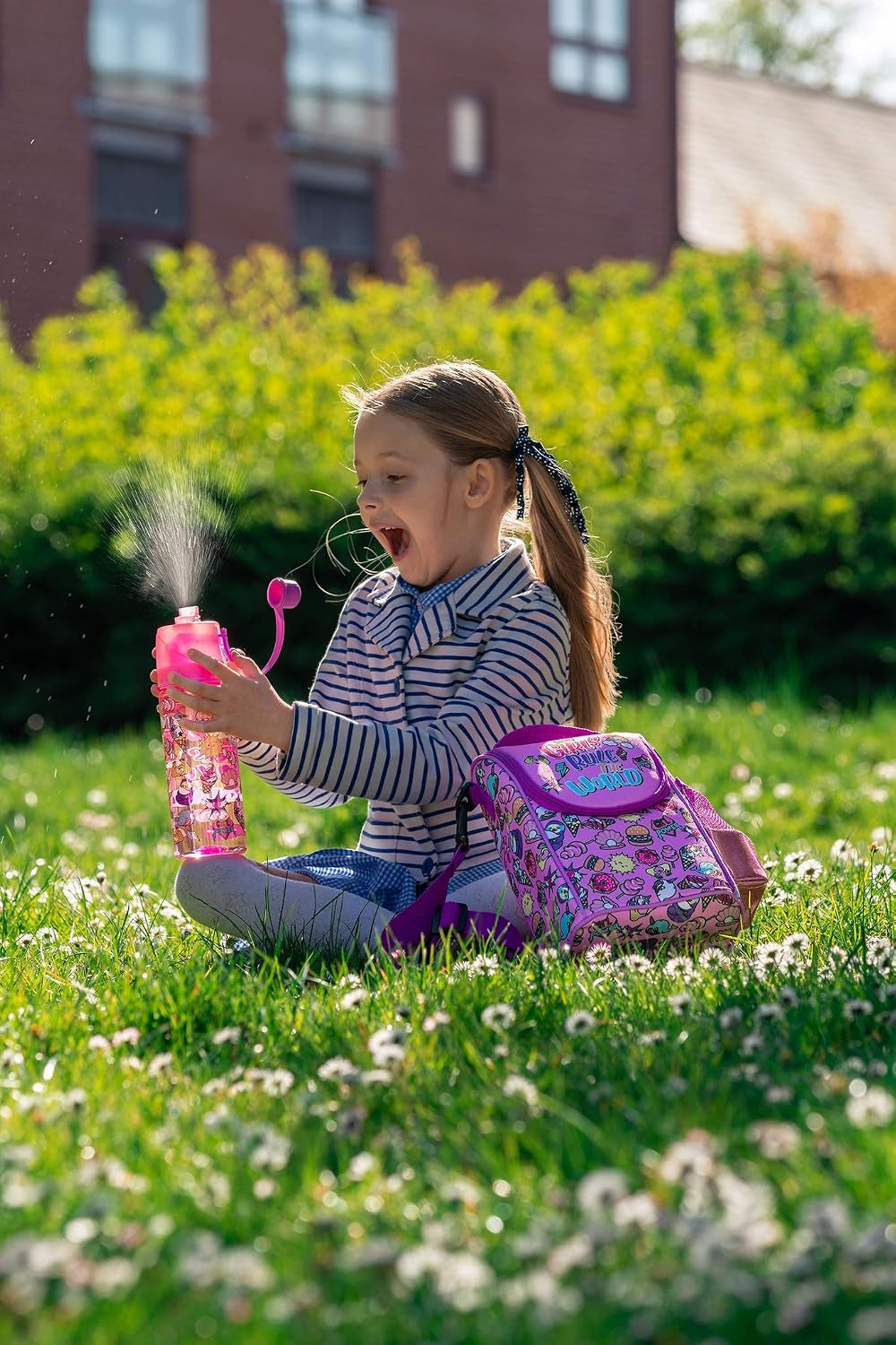Kids Lunch Bag for School - Insulated with Water Pocket - 5 Designs