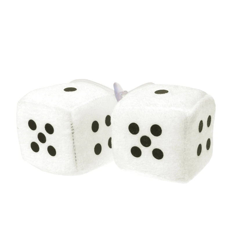 Multicolor Plush Dices Car Hanging Pendant New Year Dice Velvet Dice Model Decoration Rearview Mirrors Styling