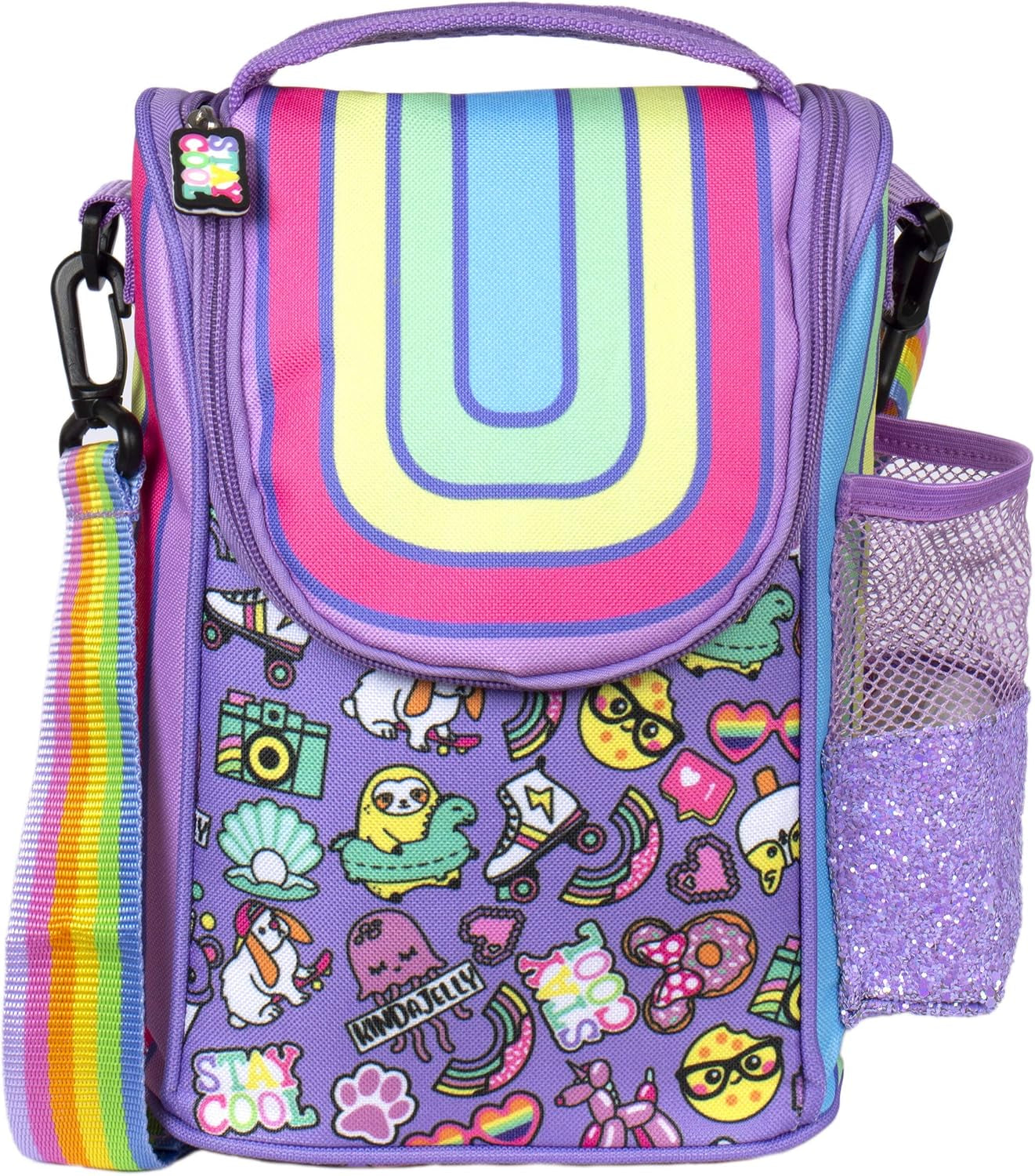 Kids Lunch Bag for School - Insulated with Water Pocket - 5 Designs