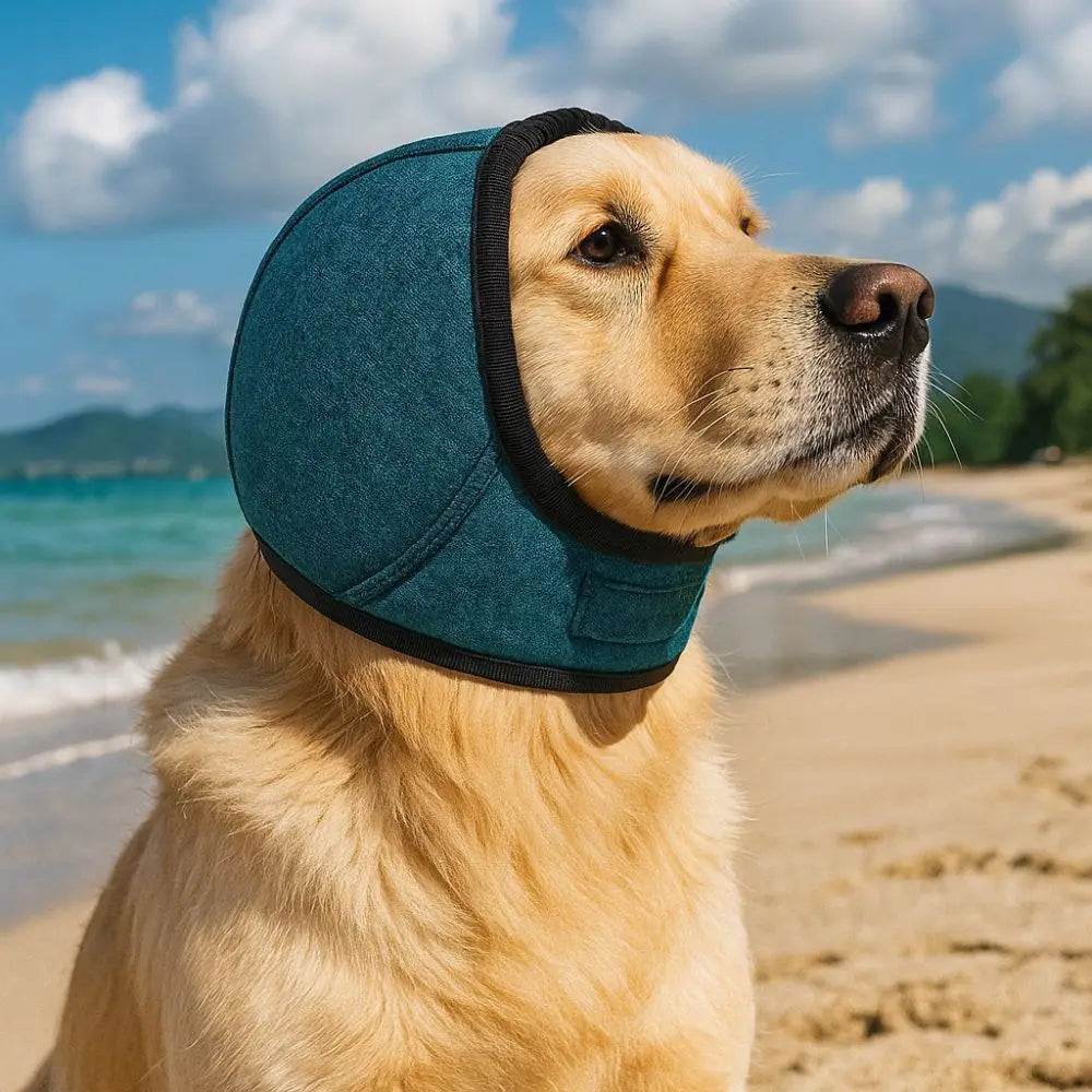 Noise Reduction Dog Ear Covers Hearing Protection Waterproof Dog Calming Earmuff Shock Proof Adjustable Pet Ear Muffs