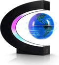 Magnetic Levitation Floating Globe, Levitating C Shape with LED Lights Touch Control for Educational Home Office Decor, Anniversary Creative Gift(3.3 Inches Globe)