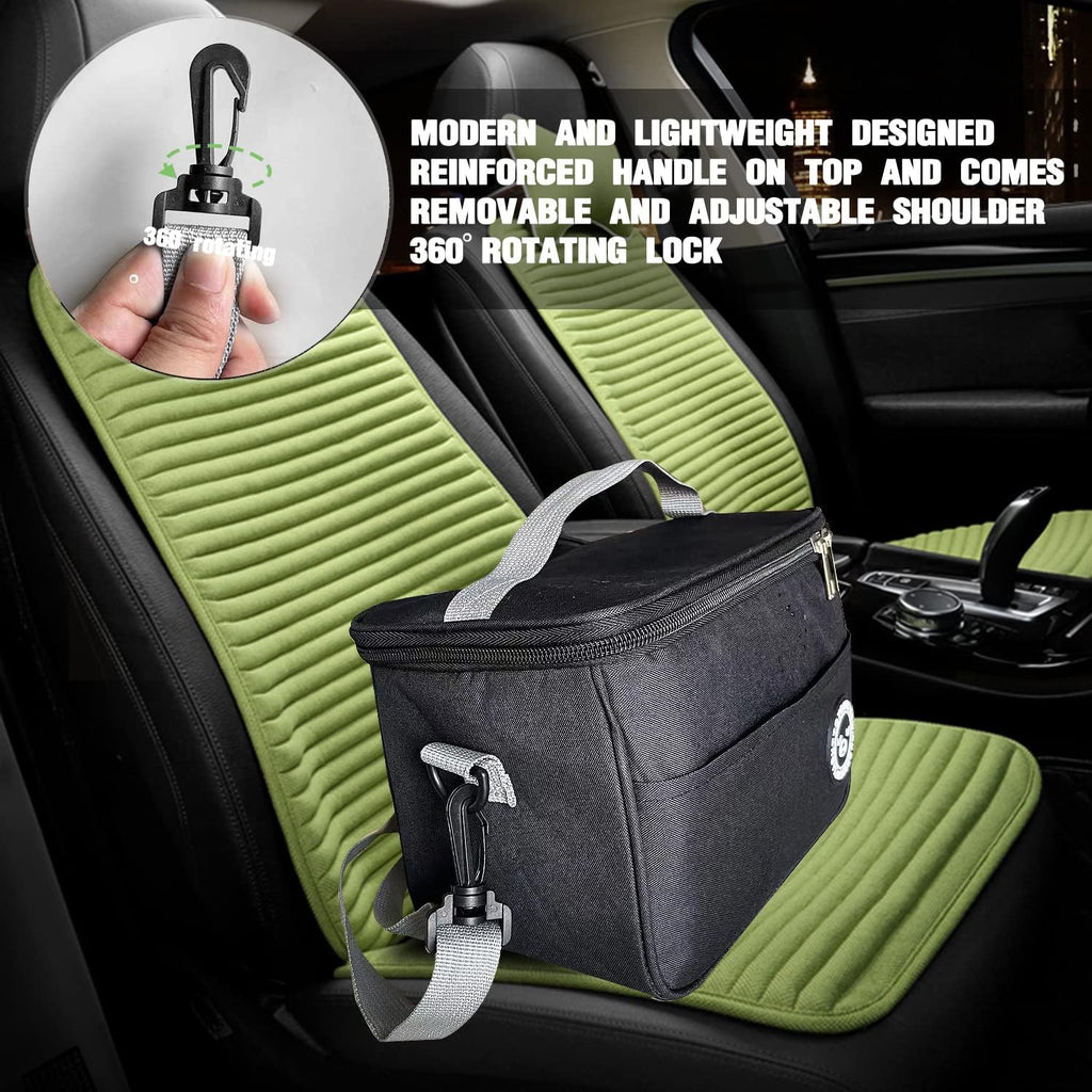 Lunch Bag, Insulated 7.9L Cooler Bag Waterproof Leak-Proof for Outdoor, Beach, Camping, BBQ, Travel