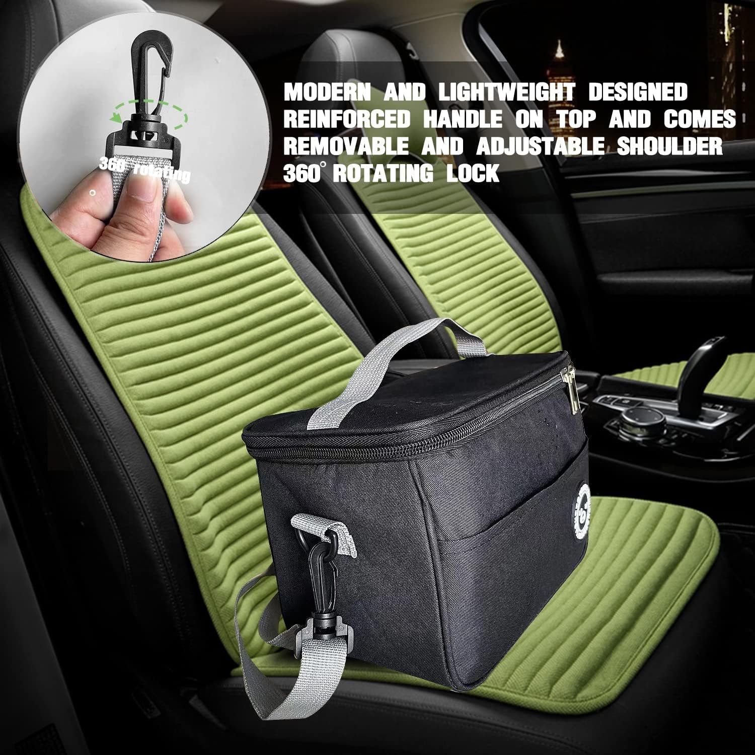 Lunch Bag, Insulated 7.9L Cooler Bag Waterproof Leak-Proof for Outdoor, Beach, Camping, BBQ, Travel