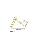 1Pcs Rock Display Stand Gold Metal Easel Stands Crystals Holder for Display Collectibles Crystals, Rocks, Geodes, Heart Stones,