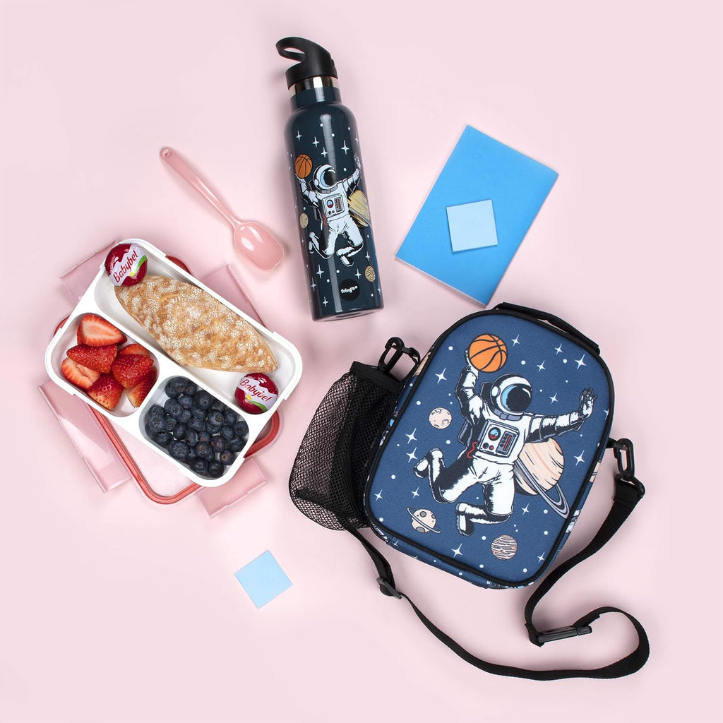 Kids Lunch Bag for School - Insulated with Water Pocket