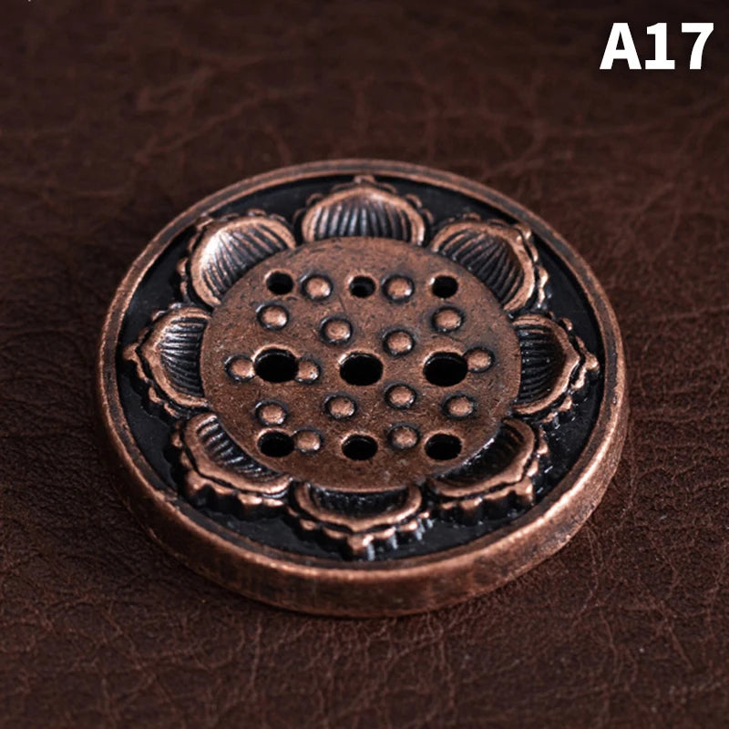 1PC Alloy Incense Burner Stick Holder Lotus Incense Burner 12 Styles