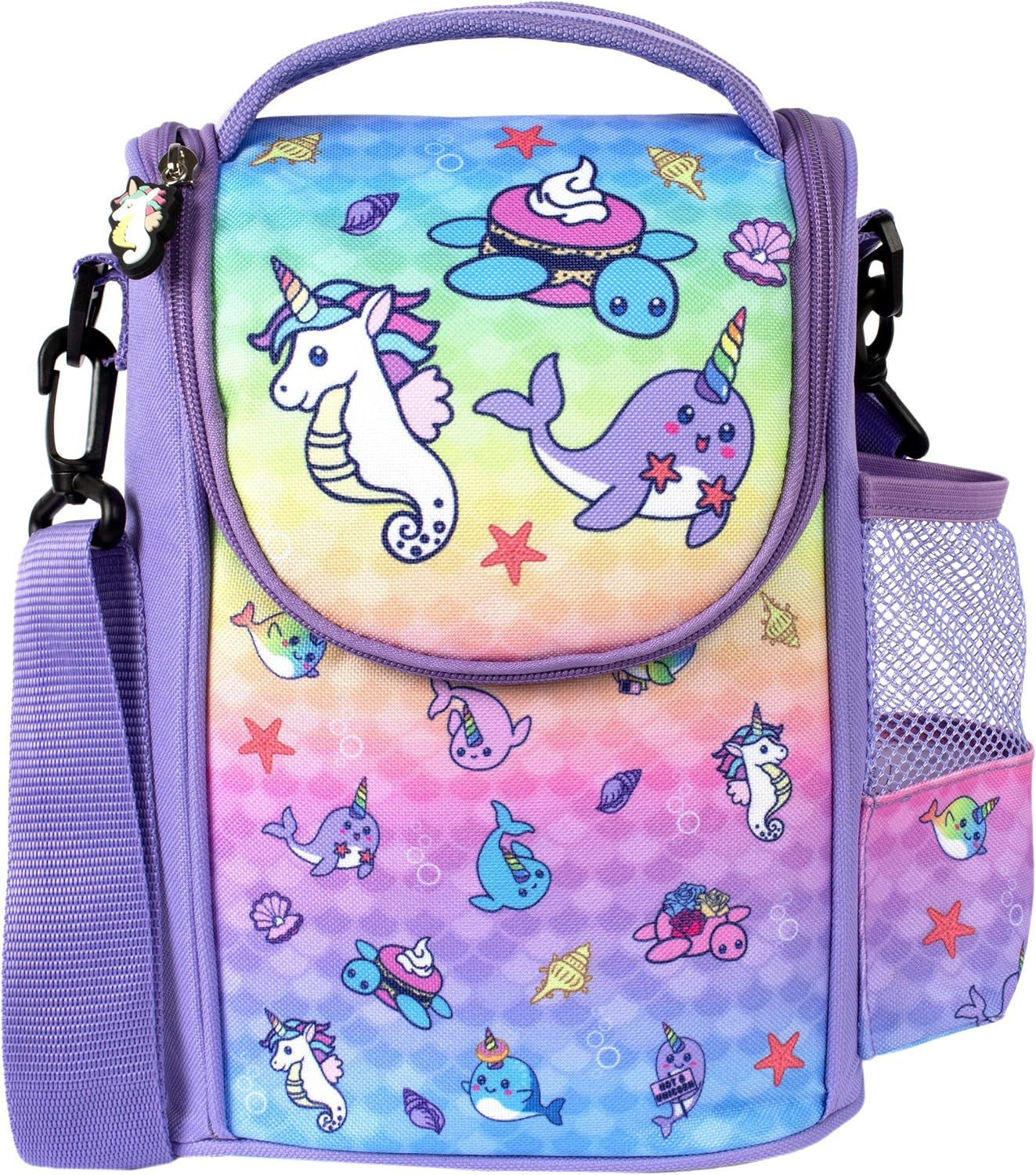 Kids Lunch Bag for School - Insulated with Water Pocket - 5 Designs