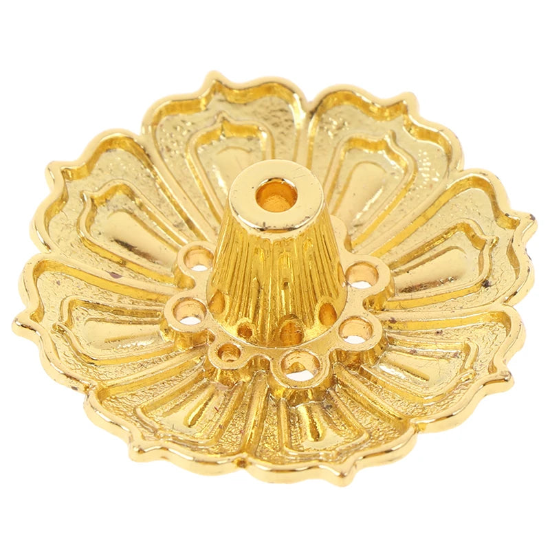 1PC Alloy Incense Burner Stick Holder Lotus Incense Burner 12 Styles
