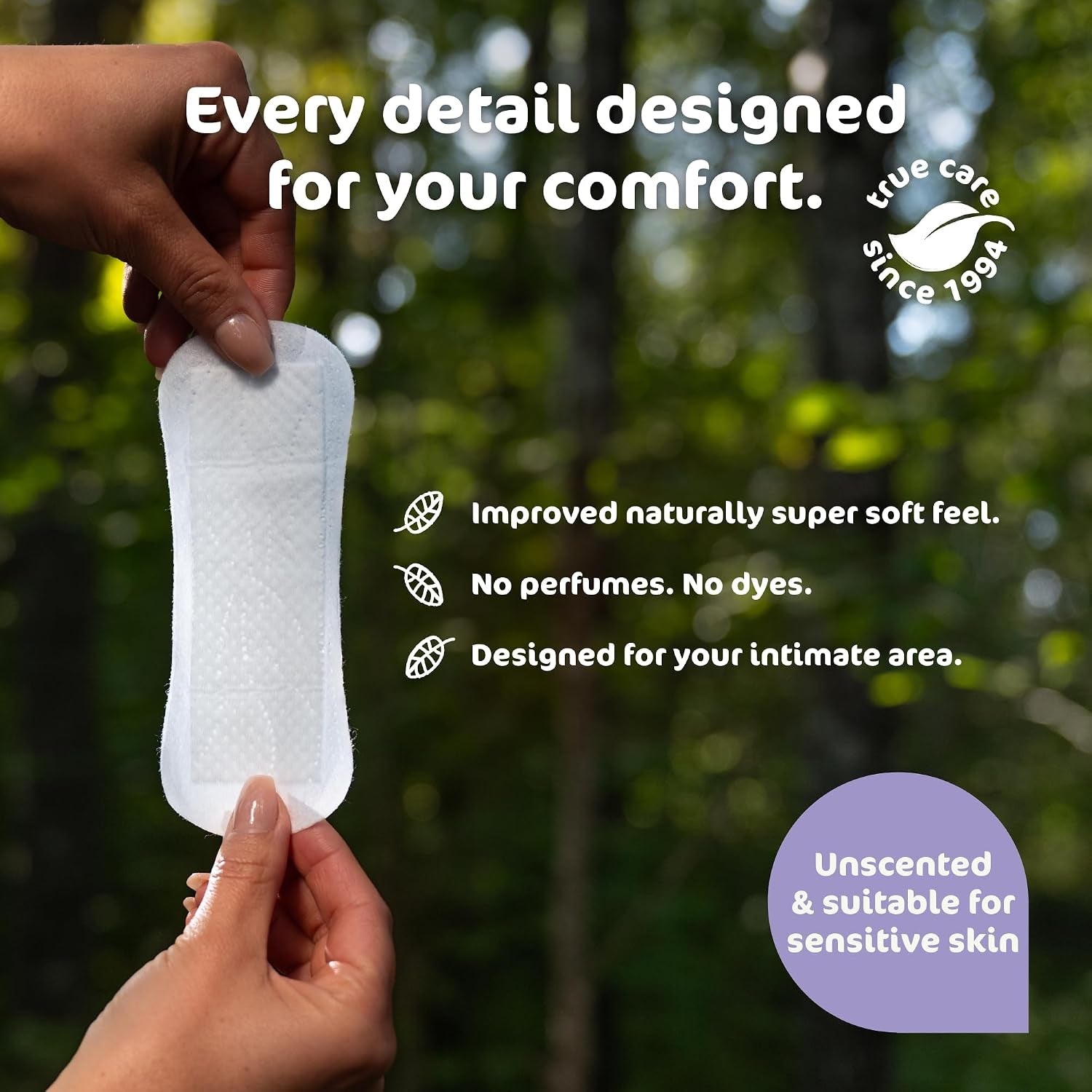 Panty Liners Large Wrapped | 100% Certified Organic Cotton Top Sheet| Certified Skin-Safe | Unscented, 0% Conventional Plastic | Comfortable & Breathable | 28 Liners