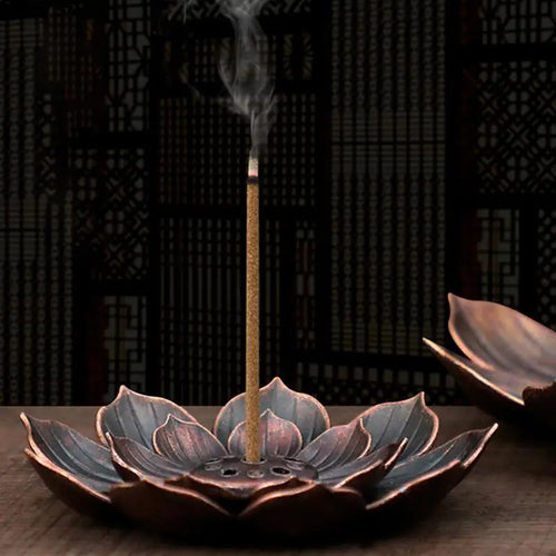 1PC Alloy Incense Burner Stick Holder Lotus Incense Burner 12 Styles